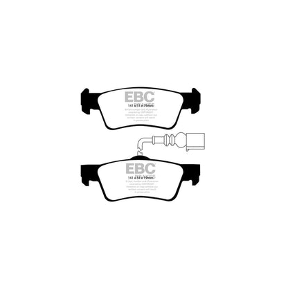 EBC PDKR894 VW Ultimax Rear Brake Pad & Plain Disc Kit - ATE Caliper (Inc. Caravelle & Transporter) 2 | ML Performance UK Car Parts