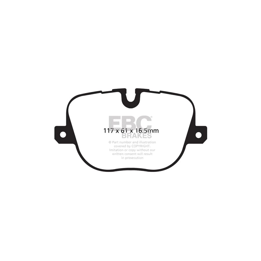 EBC PD40K1058 Land Rover Range Rover Ultimax Pad & Plain Disc Kit 3 | ML Performance UK Car Parts