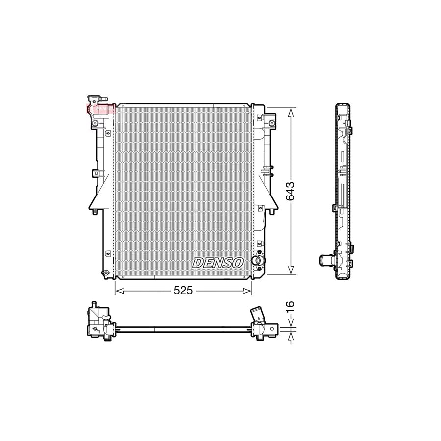 Denso DRM45054 Drm45054 Engine Radiator | ML Performance UK