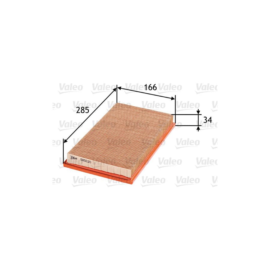 VALEO 585020 Air Filter | ML Performance UK Car Parts