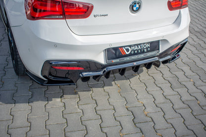 Maxton Design BMW Series 1 F20 M-Power (Facelift) Rear Side Splitters