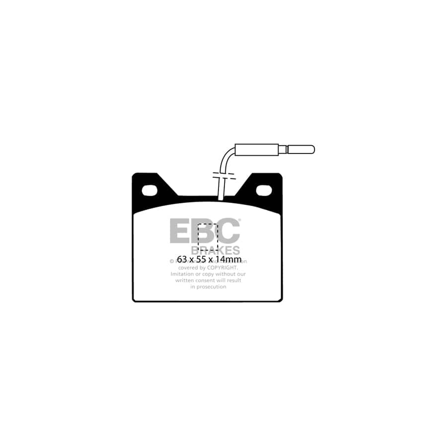 EBC PD40K1516 Peugeot 504 Ultimax Pad & Plain Disc Kit 3 | ML Performance UK Car Parts