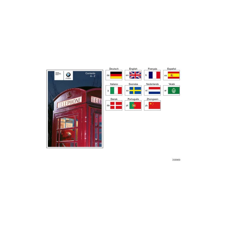 Genuine BMW 01410155630 Owner's Handbook, Telephone "En" SA630, SA631 (Inc. 330Cd, 520d & 320i) | ML Performance UK Car Parts