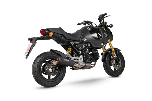 Scorpion PHA199BCER Honda MSX 125 Red Power Slip-On - Black Ceramic Coated Sleeve | ML Performance UK UK