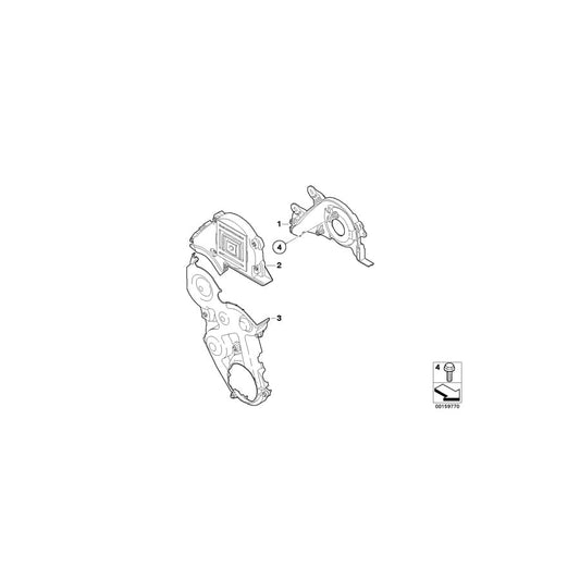 Genuine BMW 11667542973 R56 Hex Bolt M6X24 (Inc. Cooper D & One D) | ML Performance UK Car Parts