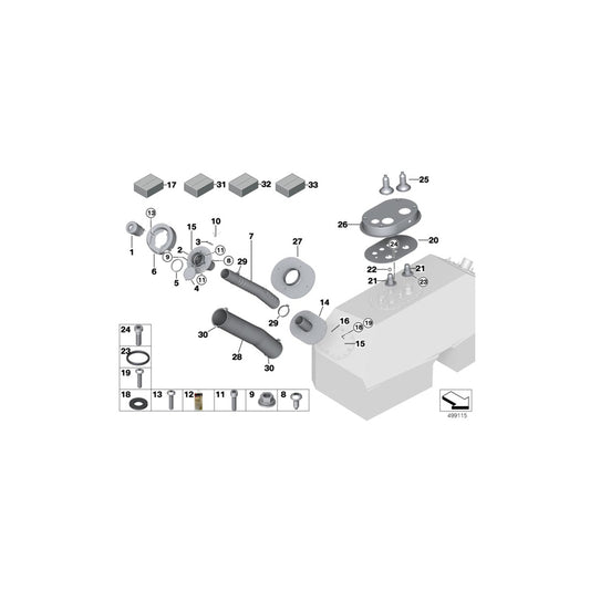 Genuine BMW 36108428560 Filler Tube Gasket VLN 2017 (Inc. M6 GT3) | ML Performance UK