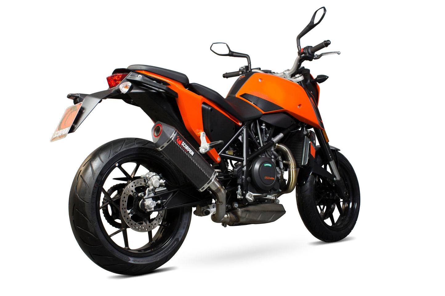 Scorpion RKT79CEO KTM Duke 690  Serket Parallel Slip-On - Carbon Fibre Sleeve  | ML Performance UK UK