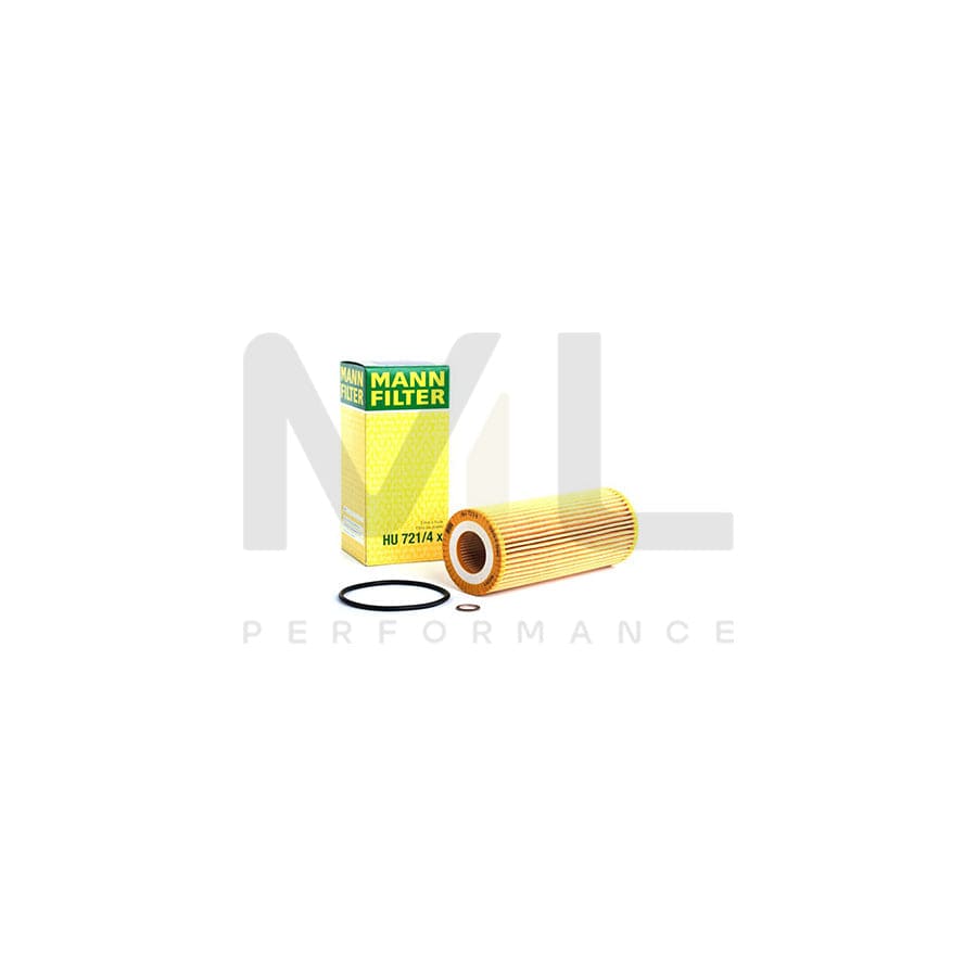 MANN-FILTER HU 721/4 x Oil Filter with seal, Filter Insert | ML Performance Car Parts