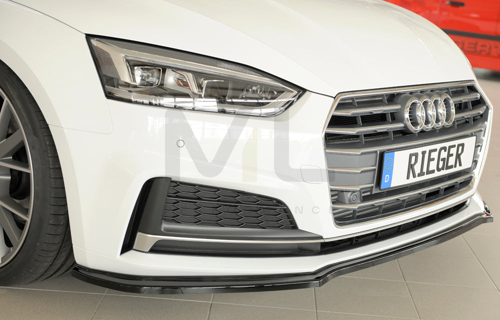 Rieger 00088173 Audi B9 F5 Front Splitter (A5 & S5) 9 | ML Performance UK Car Parts
