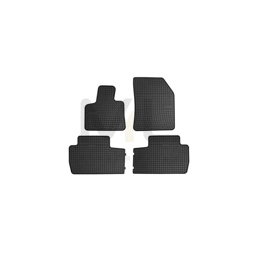 FROGUM Tailored 401624 Floor mat set for PEUGEOT 5008 II Elastomer, Front and Rear, Quantity: 4, Black | ML Performance Car Parts