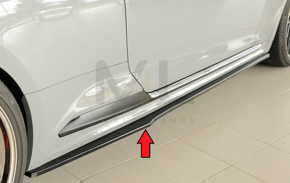 Rieger 00088208 Audi B9 F5 RS5 Side Skirt Splitter 1 | ML Performance UK Car Parts