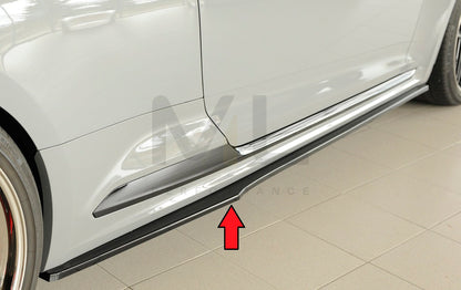 Rieger 00088208 Audi B9 F5 RS5 Side Skirt Splitter 1 | ML Performance UK Car Parts