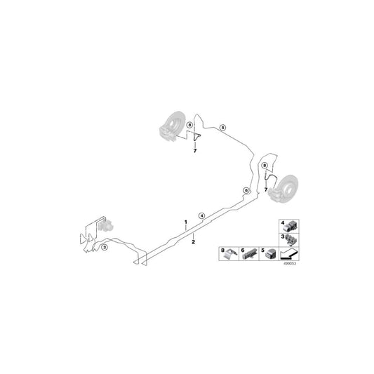 Genuine BMW 34306876725 G20 G21 Pipe (Inc. 330dX, 318d & 330iX) | ML Performance UK Car Parts