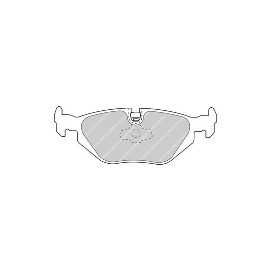 Ferodo Fqt1094 Brake Pad Set Front Axle, Excl. Wear Warning Contact, With Piston Clip | ML Performance Car Parts