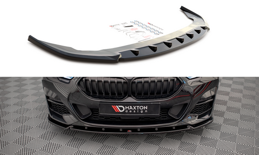 Maxton Design BM-2-44-MPACK-FD2T Front Splitter V.2 BMW Series 2 Gran Coupe M-Pack / M235i F44 | ML Performance UK Car Parts