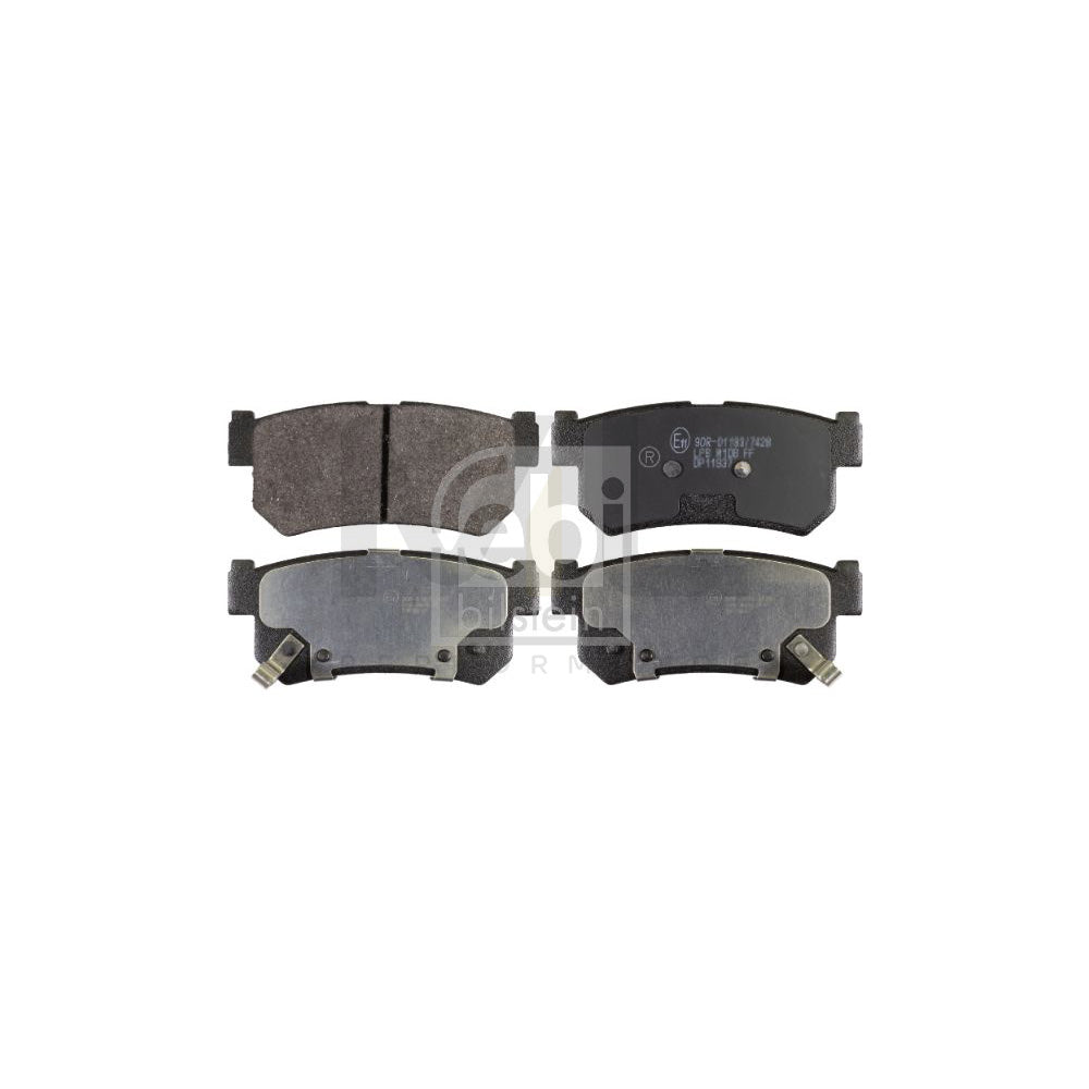 Febi Bilstein 170638 Brake Pad Set Rear Axle, With Acoustic Wear Warning | ML Performance Car Parts
