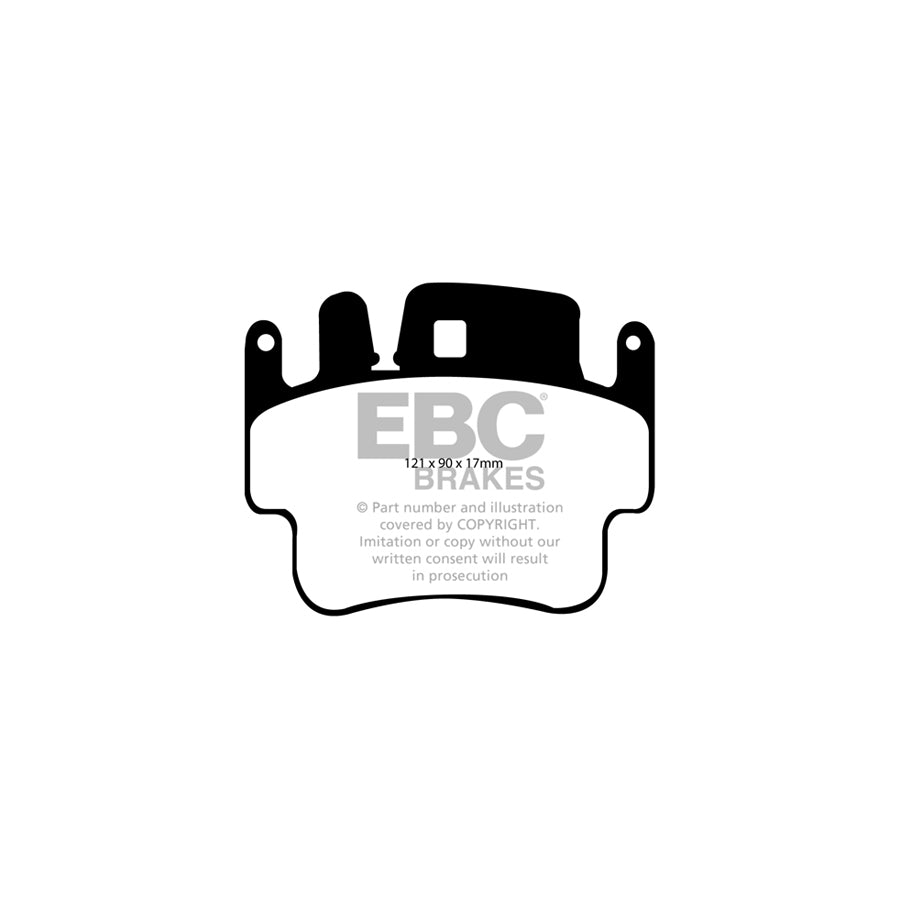 EBC PLK1078 Porsche 911 (996) Yellowstuff Pads and Brake Line Performance Pack - Brembo Caliper 3 | ML Performance UK Car Parts