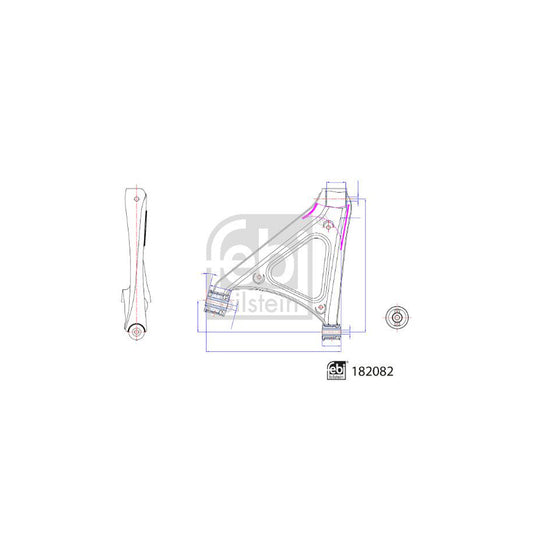 Febi Bilstein 182082 Suspension Arm