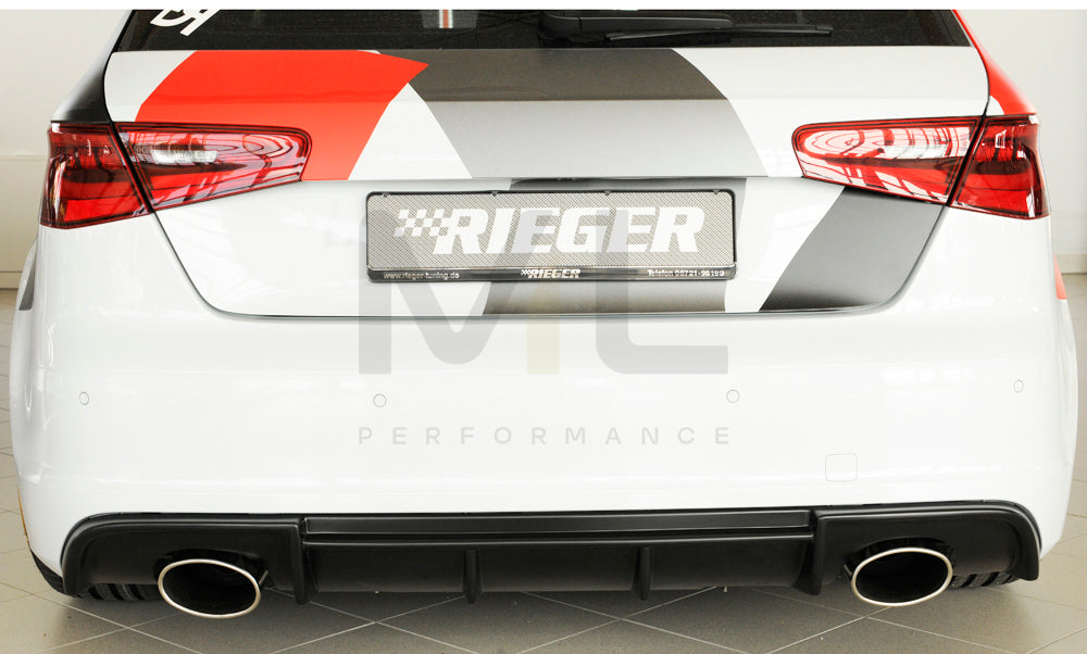 Rieger 00056806 Audi 8V Rear Diffuser (A3 & S3) 6 | ML Performance UK Car Parts