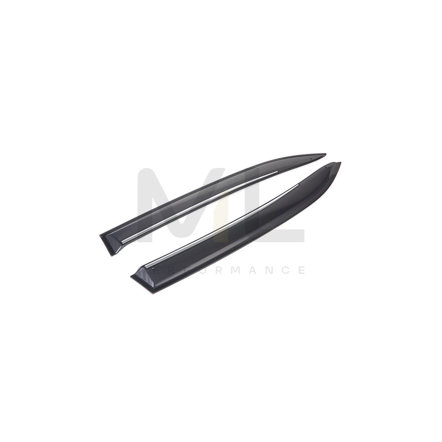 ClimAir CLI0042530 Wind deflectors Arrow direction, Rear, Smoke Grey | ML Performance Car Parts