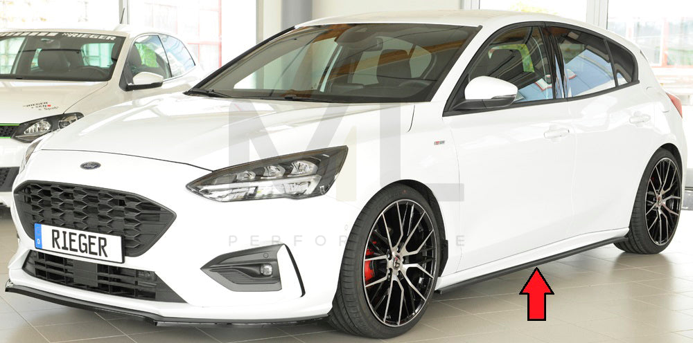 Rieger 00088191 Ford DEH Focus 4 Side Skirt Splitter (Inc. Focus 4 ST) 3 | ML Performance UK Car Parts