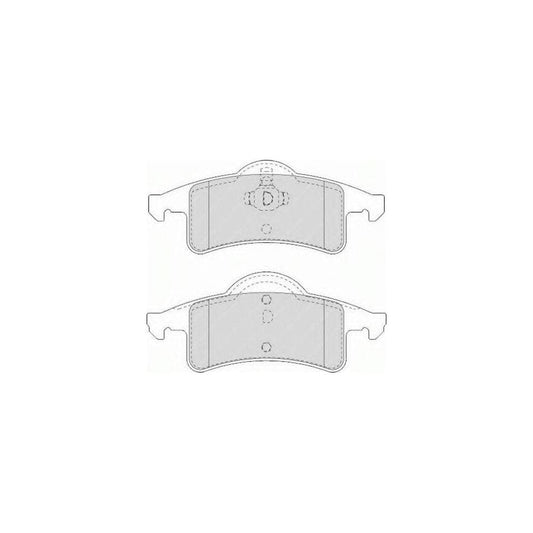 Ferodo Sl Fsl997 Brake Pad Set Prepared For Wear Indicator, With Piston Clip | ML Performance Car Parts