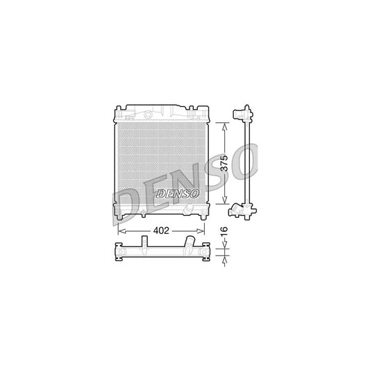 Denso DRM50077 Drm50077 Engine Radiator For Toyota Iq (Aj10) | ML Performance UK