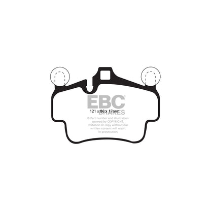 EBC PLK1083 Porsche 911 (997) Yellowstuff Pads and Brake Line Performance Pack - Brembo Caliper 2 | ML Performance UK Car Parts