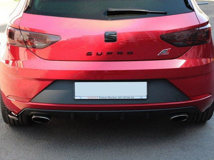 Maxton Design Seat Leon MK 3.5 Cupra Rear Side Splitters V.2