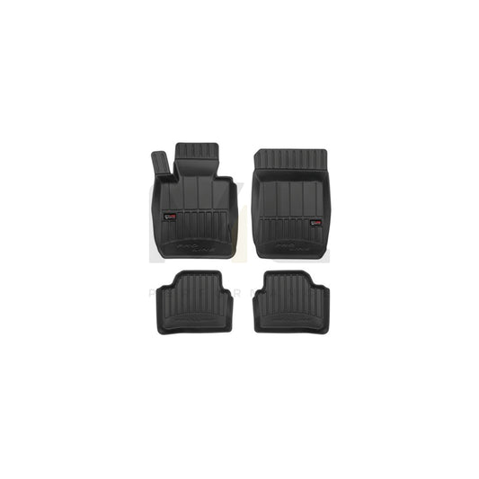 FROGUM 3D408678 Floor mat set for BMW 3 Series Elastomer, Front and Rear, Quantity: 4, Black | ML Performance Car Parts