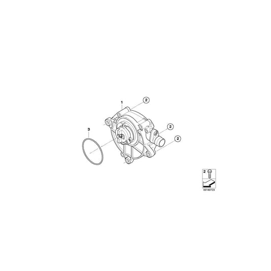 Genuine BMW 11667576823 E92 E90 E60 O-Ring 58,42X2,62 (Inc. 116i 1.6, 316i & 318i) | ML Performance UK Car Parts