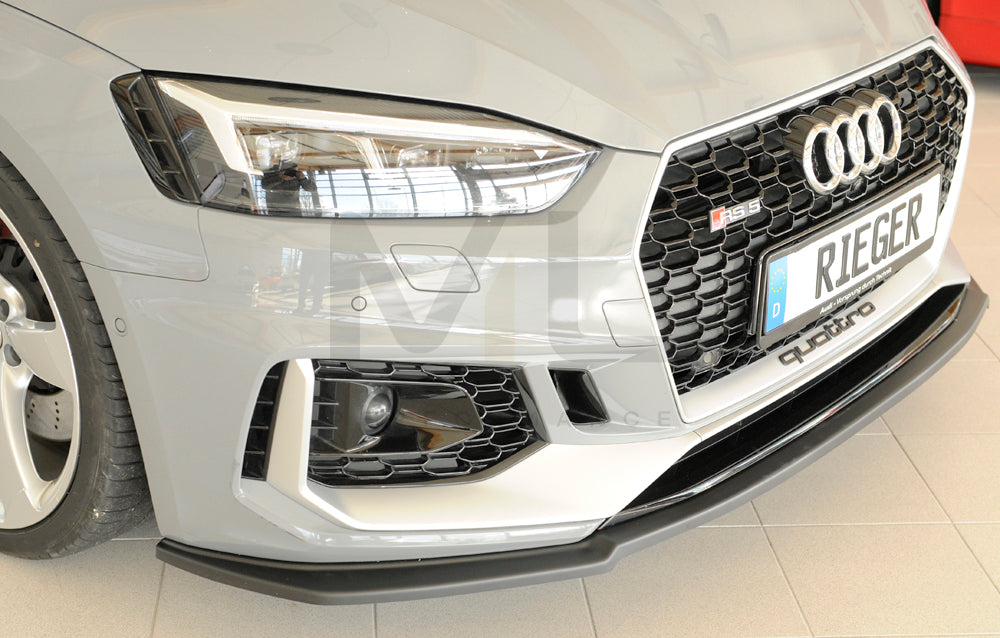 Rieger 00055484 Audi B9 F5 RS5 Front Splitter 6 | ML Performance UK Car Parts