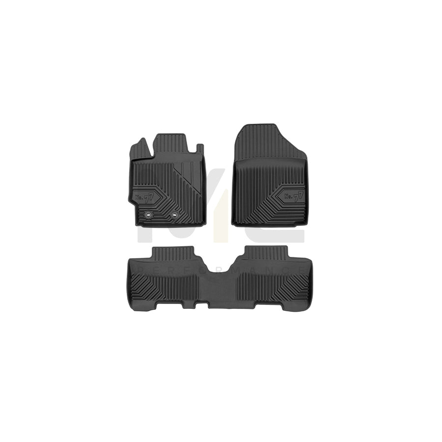 FROGUM Tailored, No.77 77426306 Floor mat set for TOYOTA Urban Cruiser (XP110) Elastomer, Front and Rear, Quantity: 3, Black | ML Performance Car Parts