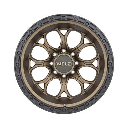Weld W10600018476 Ledge 8 W106 Wheel 20x10 8x180 ET-18 BS4.76 Satin Bronze - Satin Black