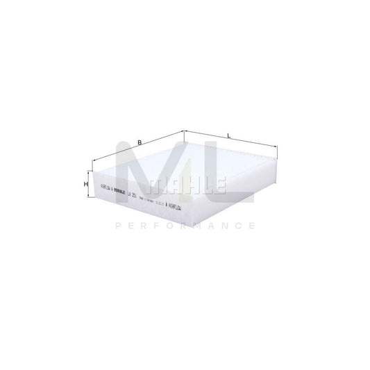 MAHLE ORIGINAL LA 251 Pollen filter Particulate Filter | ML Performance Car Parts
