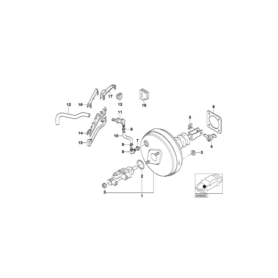Genuine BMW 34301163449 E39 Gasket (Inc. 525i, 530i & 520d) | ML Performance UK Car Parts