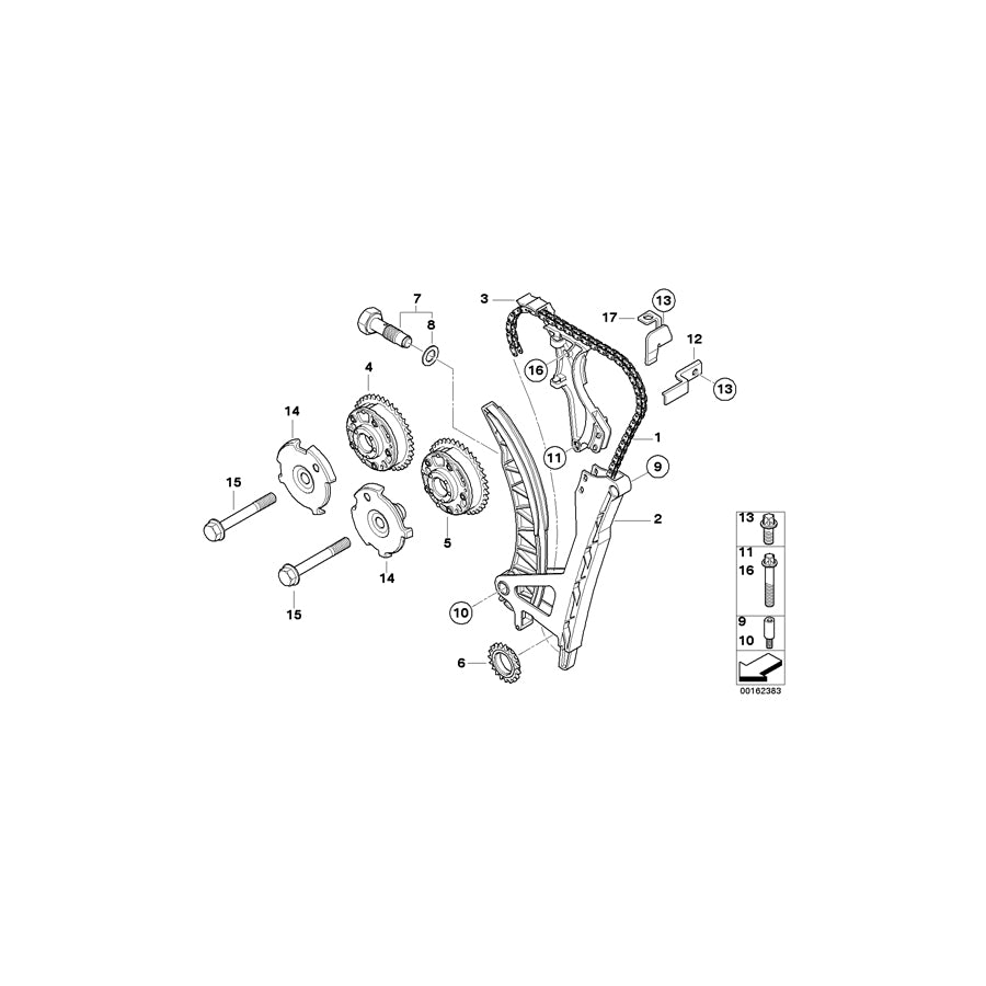 Genuine BMW 11367555352 E90 Reluctor (Inc. 320si) | ML Performance UK Car Parts