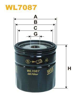 WIX Filters WL7087 Oil Filter