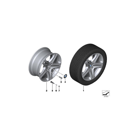 Genuine BMW 36116794692 F06 F11 Gloss-Turned Light Alloy Rim 8,5JX19 ET:33 (Inc. 640iX, M550dX & 525dX) | ML Performance UK