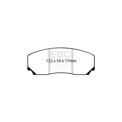 EBC DP8002RP1 Aston Martin Jaguar Noble Opel RP-1 Full Race Front/Rear Brake Pads - Girling/TRW/AP/ATE Caliper 2 | ML Performance UK Car Parts