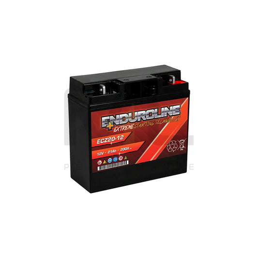 Enduroline ECZ20-12 GEL Motorcycle Battery 21Ah | Car Batteries UK | ML Performance Car Parts