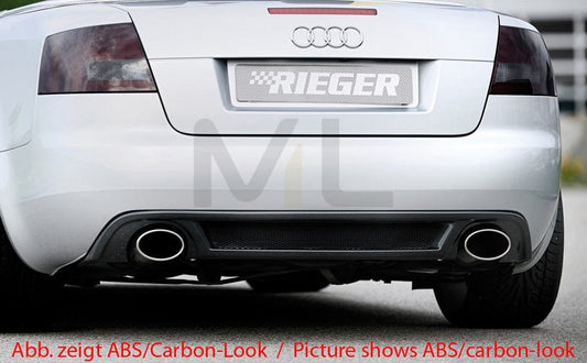 Rieger 00055269 Audi 8H A4 Rear Diffuser 1 | ML Performance UK Car Parts