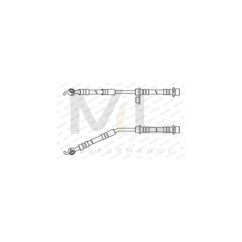 FERODO FHY2697 Brake Hose 510mm, ???10 | ML Performance Car Parts