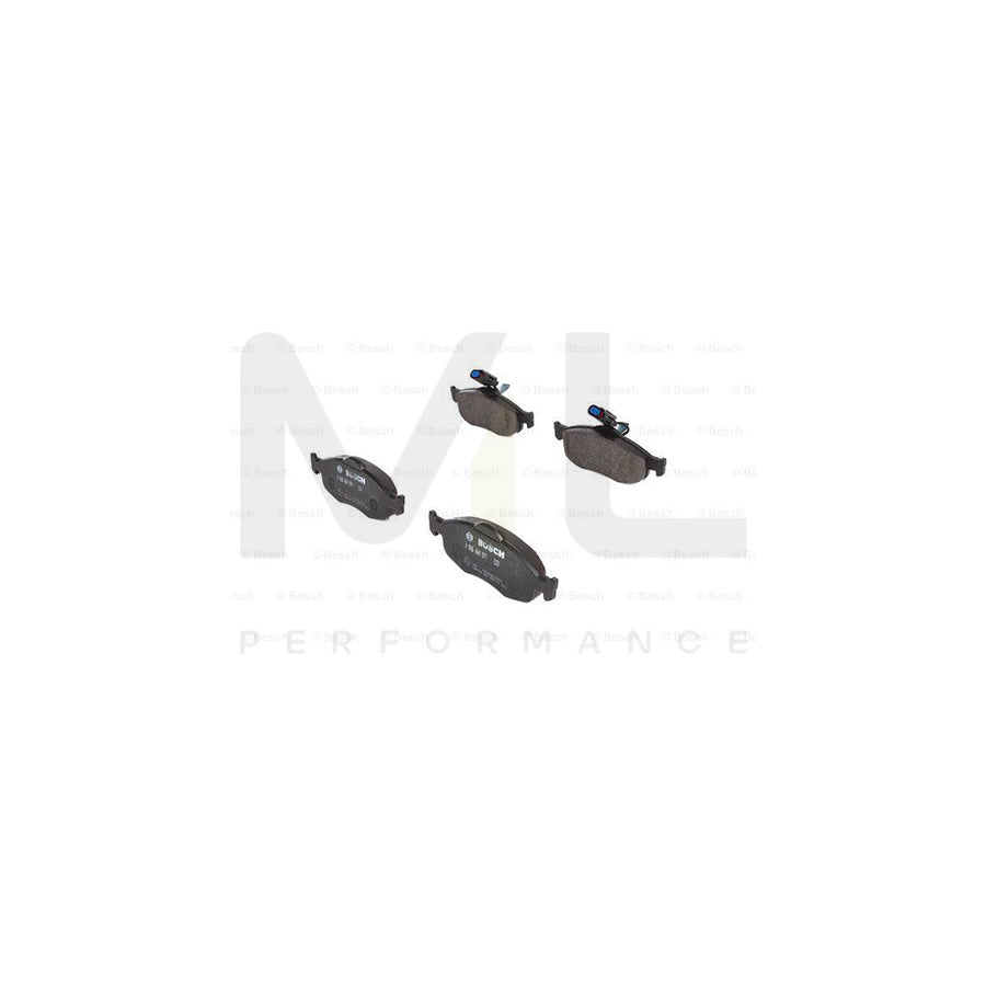 Bosch 0986460971 Brake Pad Set Incl. Wear Warning Contact, With Anti-Squeak Plate, With Mounting Manual, With Piston Clip BP540 | ML Performance Car Parts