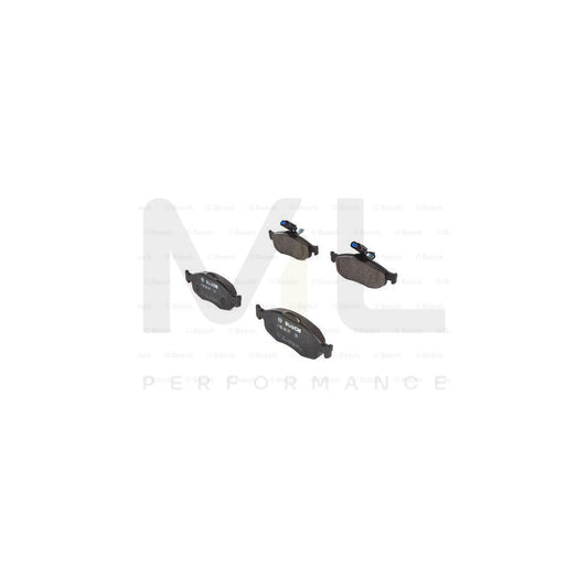 Bosch 0986460971 Brake Pad Set Incl. Wear Warning Contact, With Anti-Squeak Plate, With Mounting Manual, With Piston Clip BP540 | ML Performance Car Parts