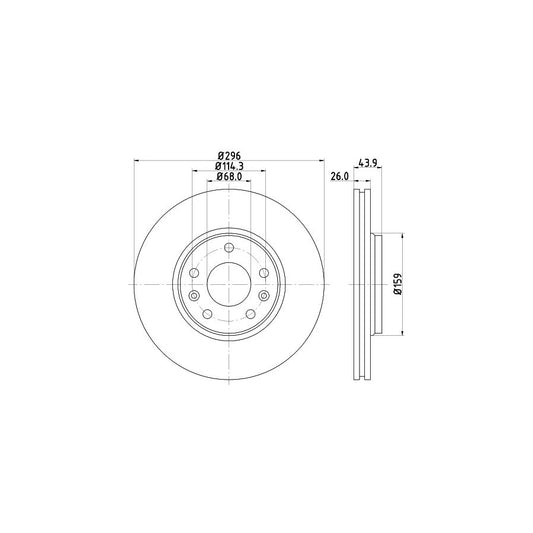 Hella 8MV 376 758-751 Fan Clutch