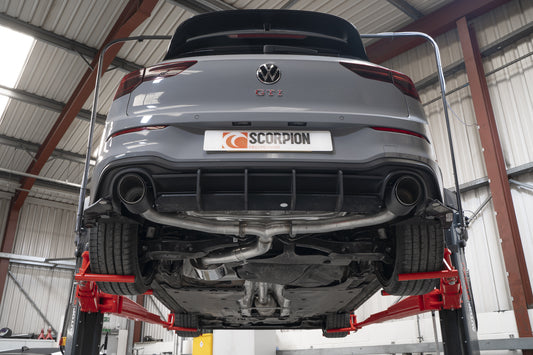 Scorpion SVWS069CF VW Golf GTI MK8 Non-Resonated Gpf-Back System | ML Performance UK UK