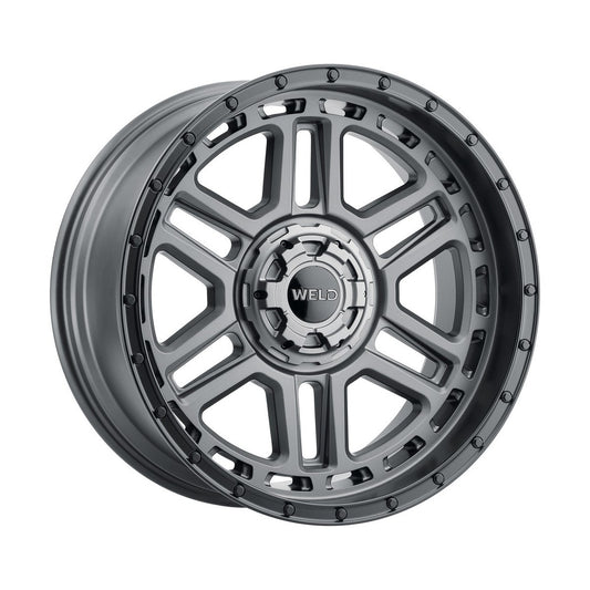 Weld W22120057475-P2 Crux W221 Wheel 22x10 5x139.7 ET-18 BS4.75 Satin Gunmetal - Satin Black