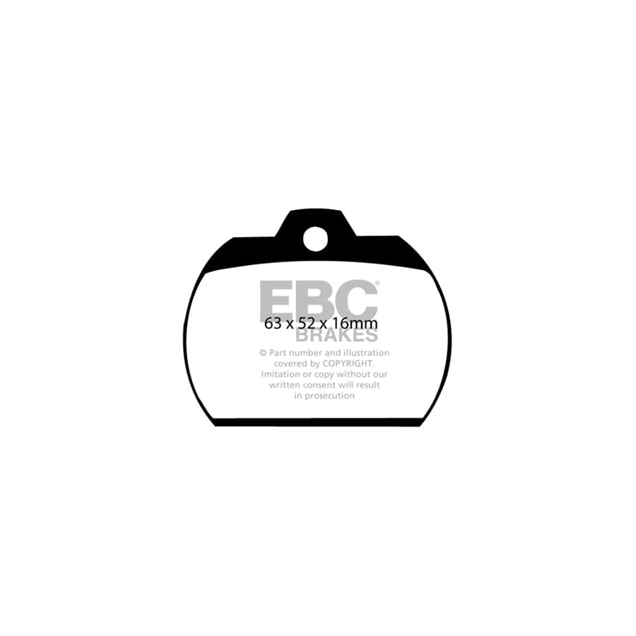 EBC PDKF2059 VW Beetle Type 14 Ultimax Front Brake Pad & Plain Disc Kit (Inc. Beetle & Karmann Ghia) 2 | ML Performance UK Car Parts