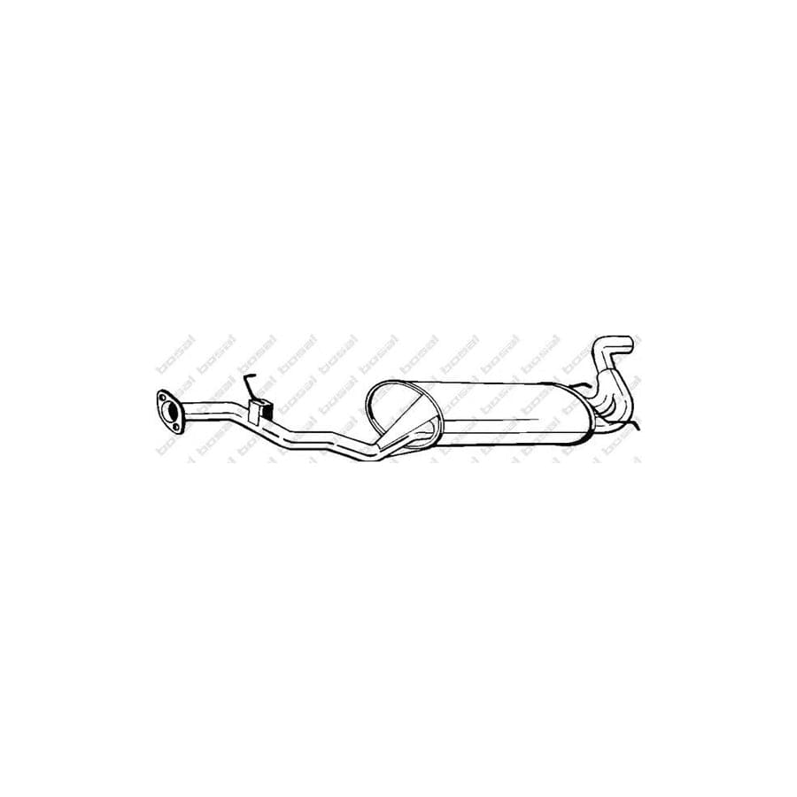 Bosal 281-863 Rear Silencer For Honda Accord V Aerodeck (Ce)
